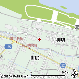 秋田県大館市比内町扇田押切42周辺の地図