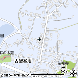 秋田県能代市落合綱割2周辺の地図