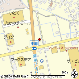 ローソン北秋田栄店周辺の地図