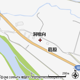 秋田県大館市葛原（下川原）周辺の地図