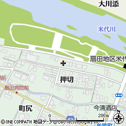 秋田県大館市比内町扇田押切49-25周辺の地図