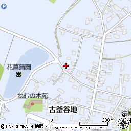 秋田県能代市落合綱割4周辺の地図