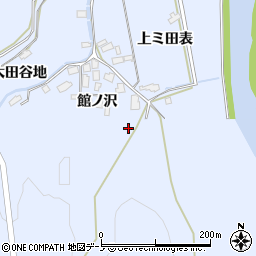 秋田県鹿角市花輪館ノ沢18周辺の地図