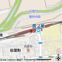 鷹ノ巣駅周辺の地図