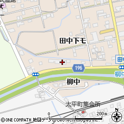北秋田市　建設業協会周辺の地図