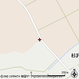 秋田県大館市大子内堤下周辺の地図