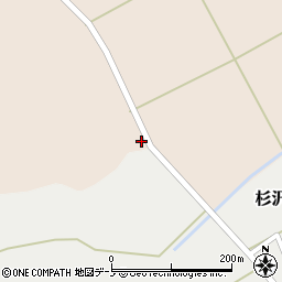 秋田県大館市大子内（堤下）周辺の地図