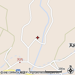 秋田県能代市天内家回66周辺の地図