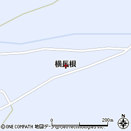 秋田県鹿角市花輪横長根周辺の地図