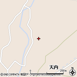 秋田県能代市天内新山林91周辺の地図