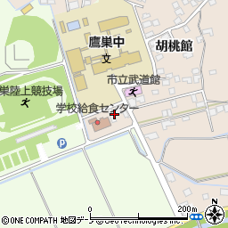 秋田県北秋田市綴子胡桃館7周辺の地図