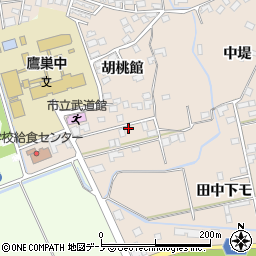 秋田県北秋田市綴子胡桃館95周辺の地図