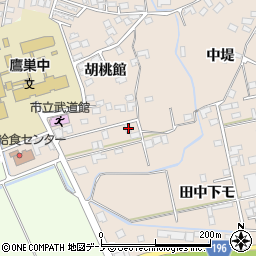 秋田県北秋田市綴子胡桃館81周辺の地図