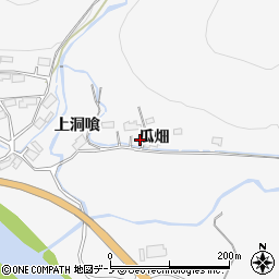 秋田県大館市葛原瓜畑25周辺の地図