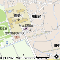 秋田県北秋田市綴子胡桃館98周辺の地図