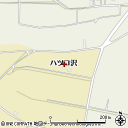 秋田県大館市本宮ハツコ沢周辺の地図