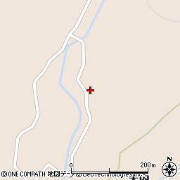 秋田県能代市天内新山林97周辺の地図