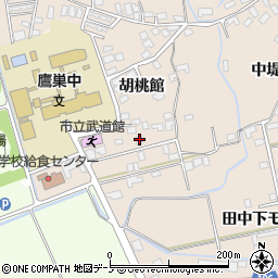 秋田県北秋田市綴子胡桃館96周辺の地図