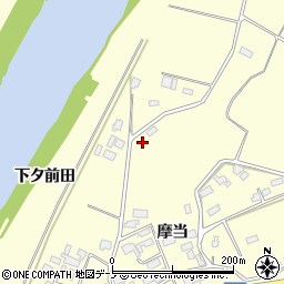 秋田県北秋田市栄碇岱周辺の地図