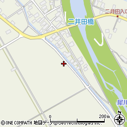 秋田県大館市二井田中前田12周辺の地図