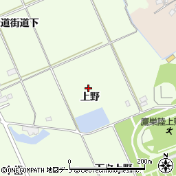 秋田県北秋田市坊沢上野周辺の地図