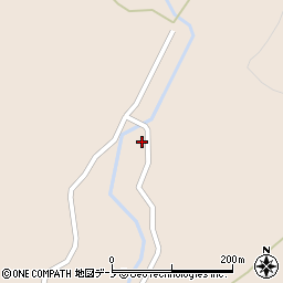 秋田県能代市天内新山林3周辺の地図