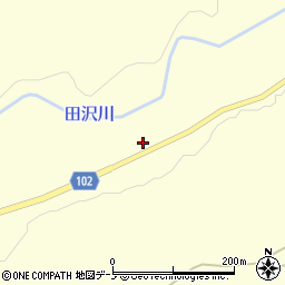 秋田県北秋田市栄琵琶田31周辺の地図