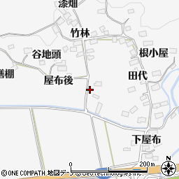 秋田県大館市葛原屋布後35周辺の地図