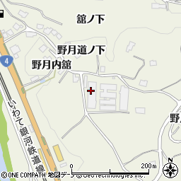 株式会社岩手芝浦電子　第一工場周辺の地図