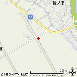 秋田県大館市二井田中前田32周辺の地図