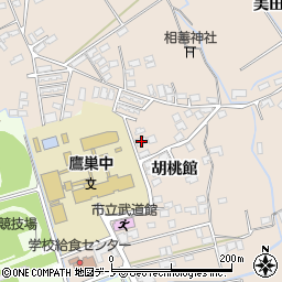 秋田県北秋田市綴子胡桃館15周辺の地図