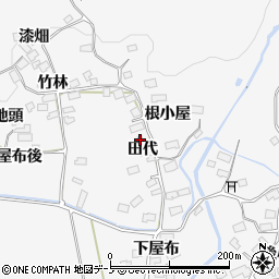 秋田県大館市葛原屋布後9周辺の地図
