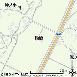 秋田県鹿角市十和田末広（長漕）周辺の地図