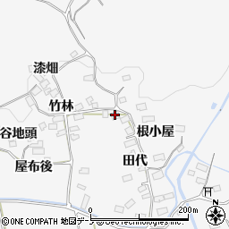 秋田県大館市葛原屋布後2周辺の地図