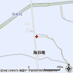 秋田県鹿角市花輪海谷地29周辺の地図