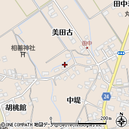 秋田県北秋田市綴子ミタコ周辺の地図
