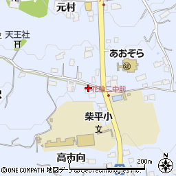 秋田県鹿角市花輪大坊沢周辺の地図