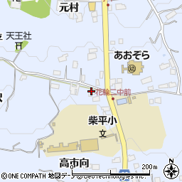 秋田県鹿角市花輪（大坊沢）周辺の地図
