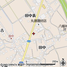 秋田県北秋田市綴子田中表122周辺の地図