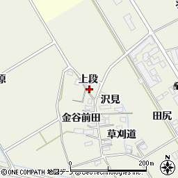 秋田県大館市山館上段86周辺の地図