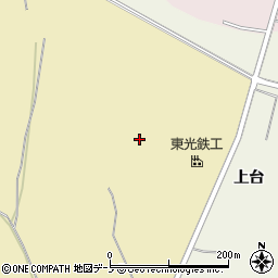 秋田県大館市本宮上ハ野周辺の地図