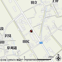 ａｐｏｌｌｏｓｔａｔｉｏｎスーパーセルフ大館ＳＳ周辺の地図