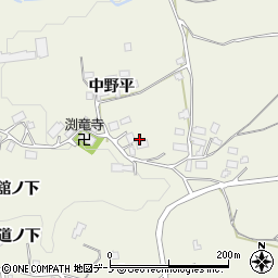 岩手県二戸郡一戸町鳥越中野平57周辺の地図