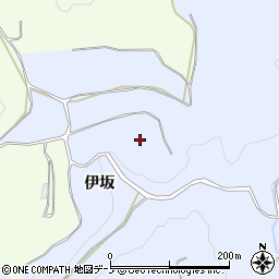 秋田県鹿角市花輪（伊坂）周辺の地図