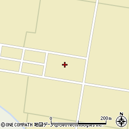 秋田県能代市比八田十二ケ村47周辺の地図
