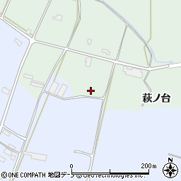 秋田県能代市須田鷲長根周辺の地図
