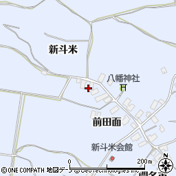 秋田県鹿角市花輪下田面周辺の地図