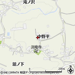 岩手県二戸郡一戸町鳥越中野平43周辺の地図