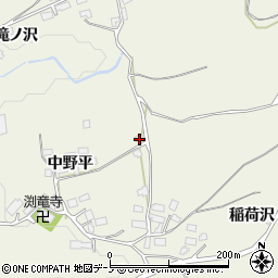 岩手県二戸郡一戸町鳥越中野平76周辺の地図