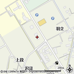 秋田県大館市山館田尻12周辺の地図